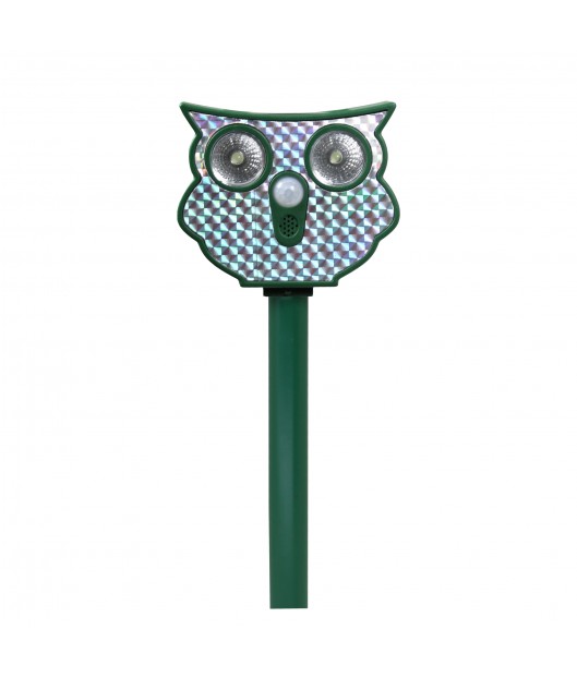 Genius Ideas Universal Solar Repeller Sonic Fence - Owl