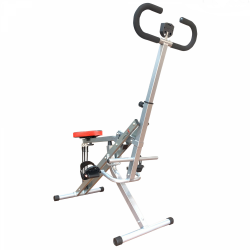 I-Kracht Total Fitness Crunch with Digital Monitor Silver