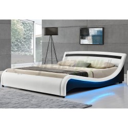 MINKŠTA LOVA MALAGA SU LED APŠVIETIMU – 300104 - J
